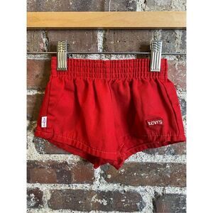 Vintage ToddlerLevi Strauss & Co. Red Shorty Shorts Size 2T